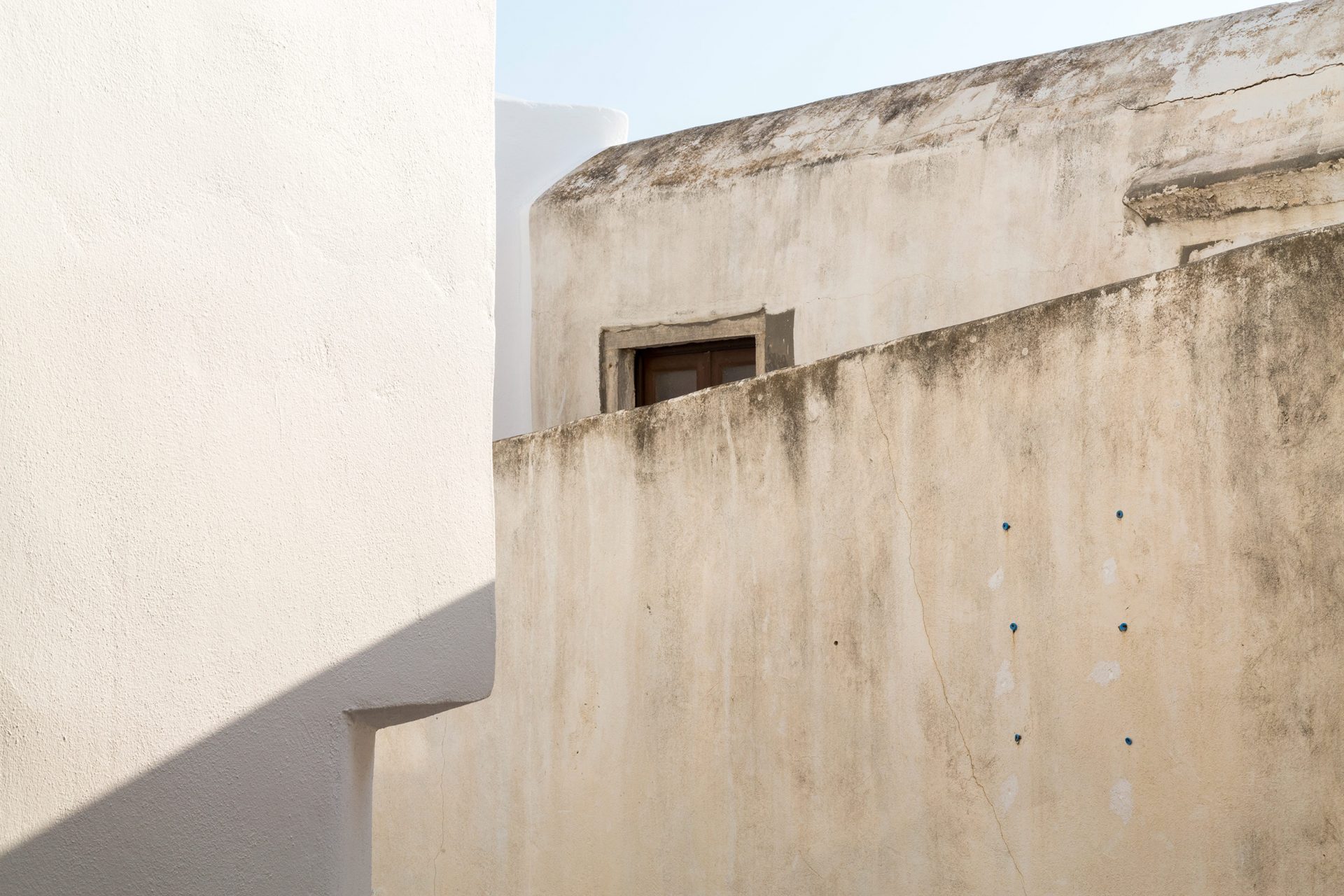 Structure de rue dans les Cyclades